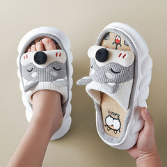 Cartoon Animal Women's Indoor Slippers Soft Sole Non-slip Home Shoes