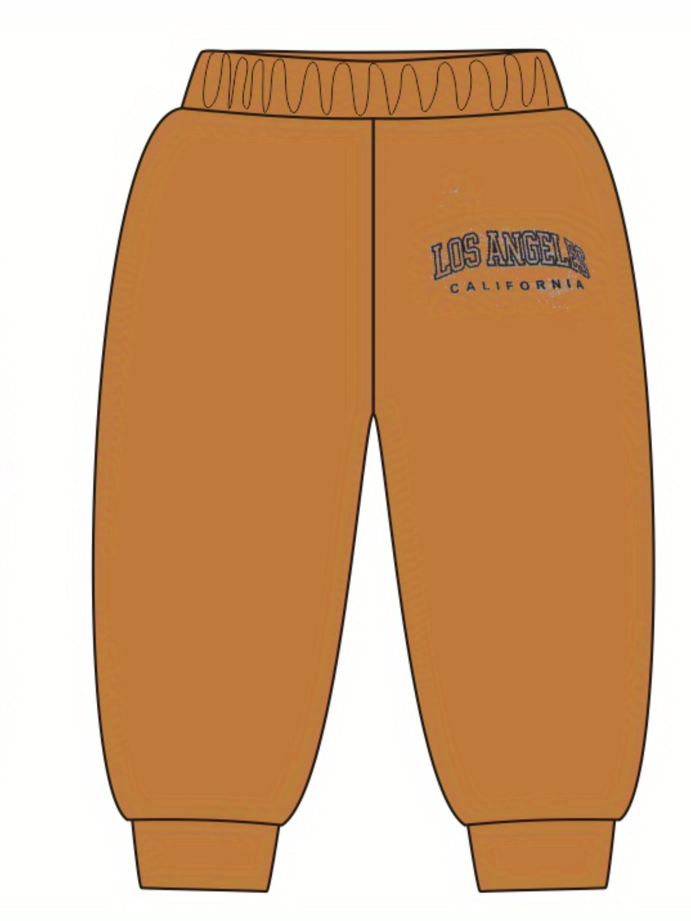 Baby Boys LA CA Sweatpants Casual Soft Cotton Trousers