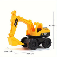 Excavator Toy Car Set Engineering Car Beach Toy Construction Car Team Activity