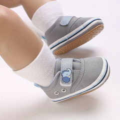Cartoon Baby Boys Sneakers Lightweight Non Slip Shoes for Indoor Outdoor Walking