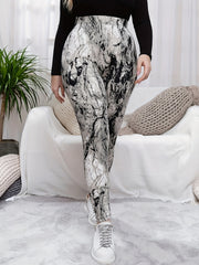 Tie Dye High Rise Stretch Leggings