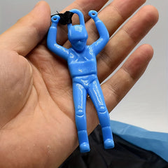 1pc Hand Toss Parachute Toy Camouflage Outdoor Sports