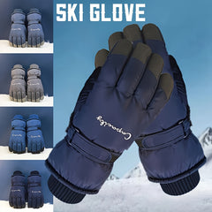 Men's Windproof Touch Screen Winter Gloves Thickened Warm Outdoor Cold Weather