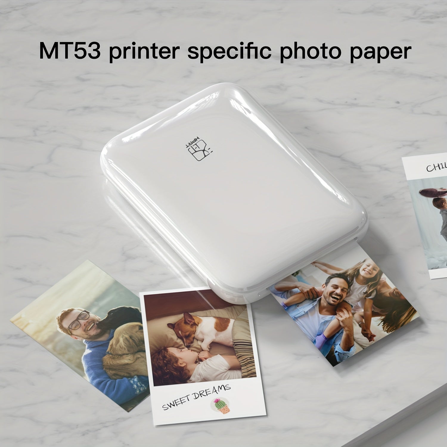 MT53 Printer Photo Paper Adhesive Backing 20-50 Sheets