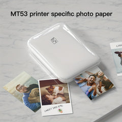 MT53 Printer Photo Paper Adhesive Backing 20-50 Sheets
