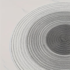 4pcs Gradient Round Table Placemats Nordic Style Table Decoration Mat