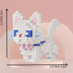 4000PCS Kitty Block Toy Creative DIY Puzzle Cat Lovers Birthday Gift