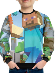 Teens 3D Adventure Print Sweatshirt Outdoor Casual Pullover Street Wear