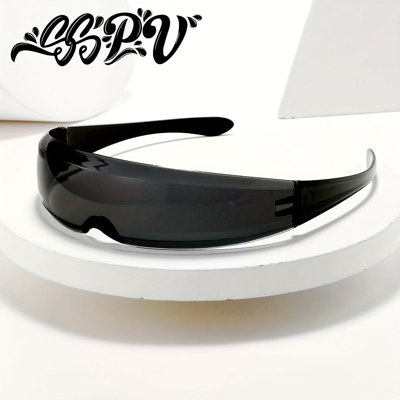 Men's Future Tech Sense Sunglasses One-lens Cosplay Cyberpunk Glasses