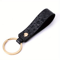 Crocodile Leather Keychain For Men Bag Key Chain Keyring For Men