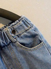 Boys Gradient Denim Pants Spring Autumn Casual Jeans