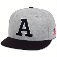 A Embroidery Flag Patch Unisex Baseball Cap Hip Hop Sunshade Dad Hat