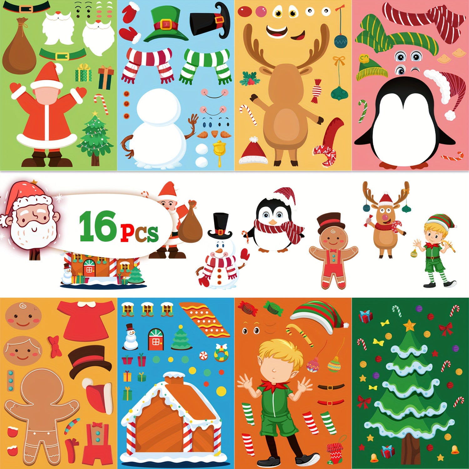 Christmas Party Games Stickers Make Your Own Christmas Stickers