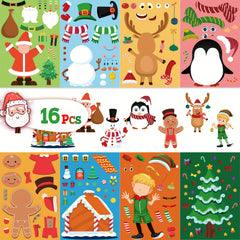 Christmas Party Games Stickers Make Your Own Christmas Stickers