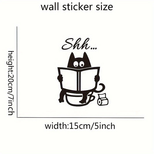 Cat Toilet Sticker Wall Sticker for Decoration