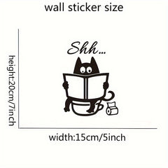 Cat Toilet Sticker Wall Sticker for Decoration