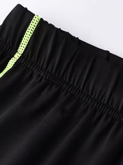 Boys Sports Tights Suit Long Sleeve Top & Leggings Quick Drying Fitness Wear