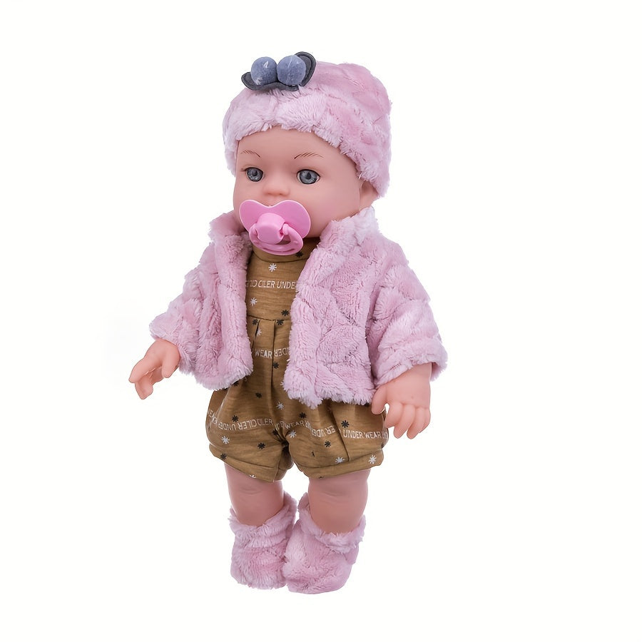12 Inch Reborn Youngsters Doll Soft PVC Soothing Comfort for Kids