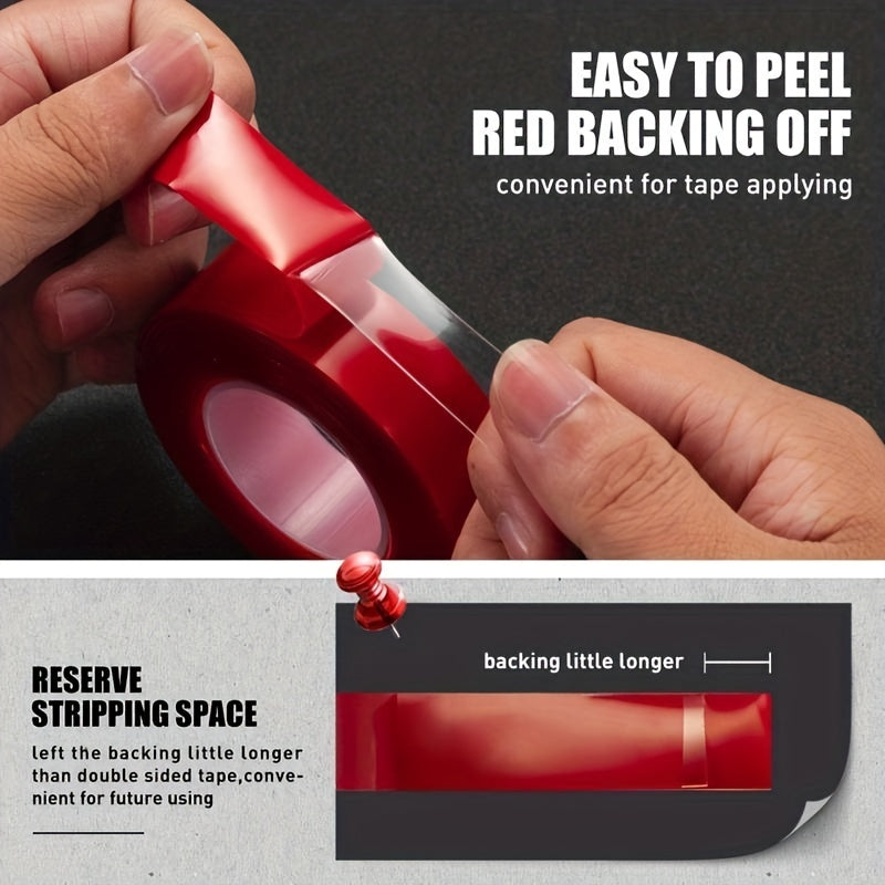Heavy Duty Acrylic Double Sided Mounting Tape, Waterproof, Removable