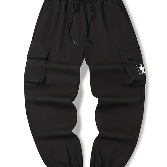 Men's Straight Leg Cargo Pants with Flap Pocket