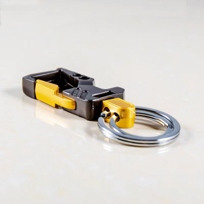 Metal Key Ring Bottle Opener Carabiner Keychain Clip