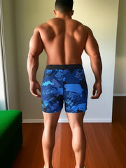 Men's Stretch Swimming Trunks for Beach Vacation