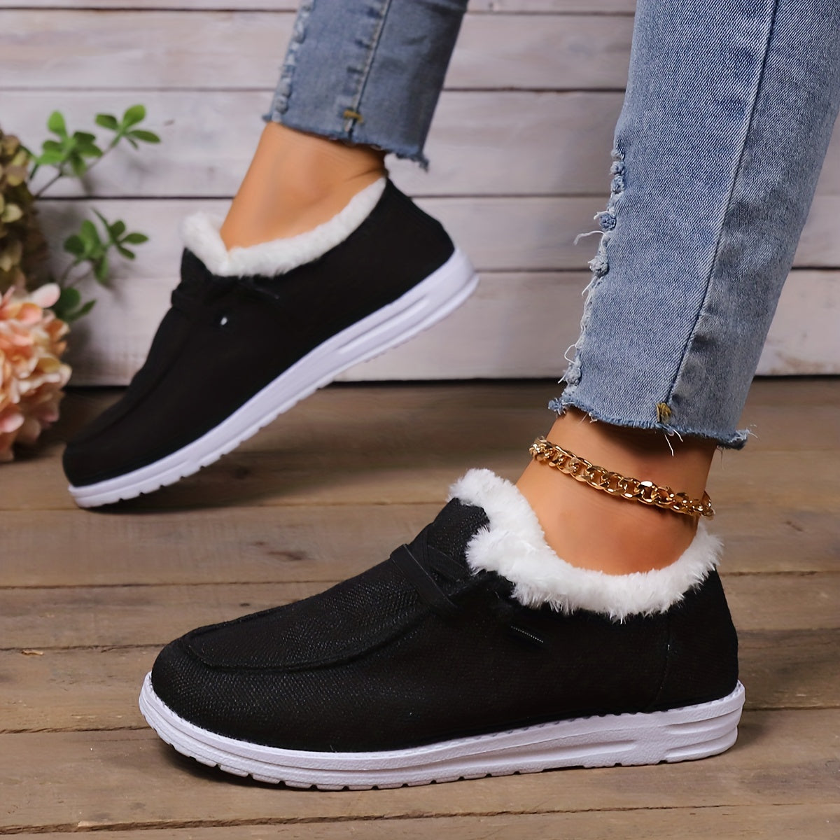 Winter Snow Boots Women's Ankle Boots Non Slip Warm Plush Shoes