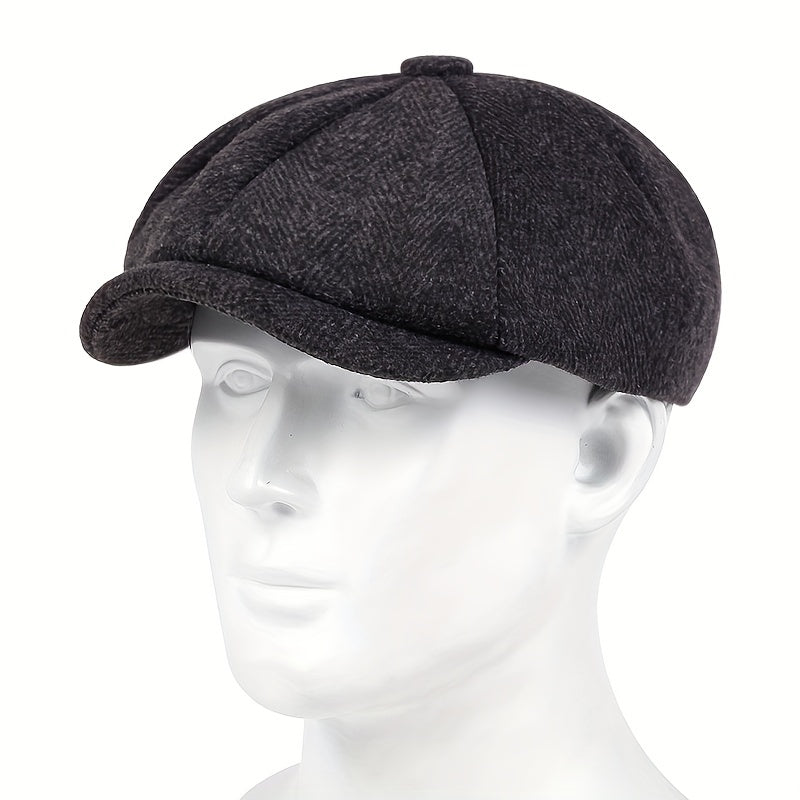 Casual Summer Striped British Beret with Breathable Advantage for Men Women
