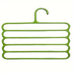 5-Layer Non-Slip Pants Rack for Functional Wardrobe Organization
