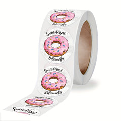 500pcs Sweet Dessert Thank You Stickers Scrapbooking DIY Stationery Stickers