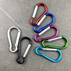 5pcs Locking Buckle Clip Metal Keychain Hook for Hammock Keychain