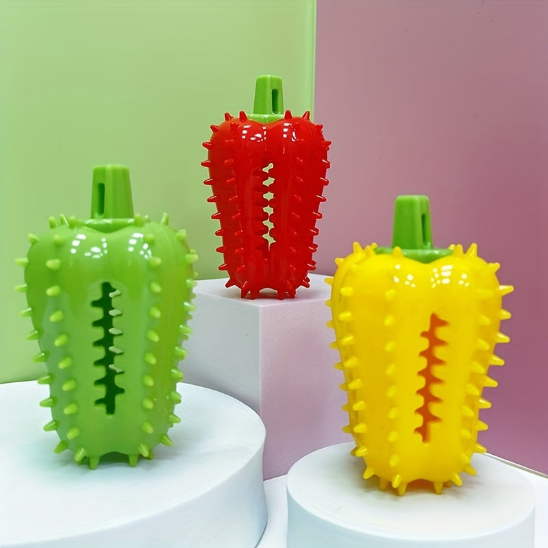 TPR Dog Toy for Teeth Cleaning and Spill Prevention