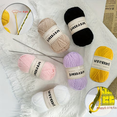 6pcs Acrylic Yarn Crochet Soft Yarn For Crocheting And Knitting 50g pc