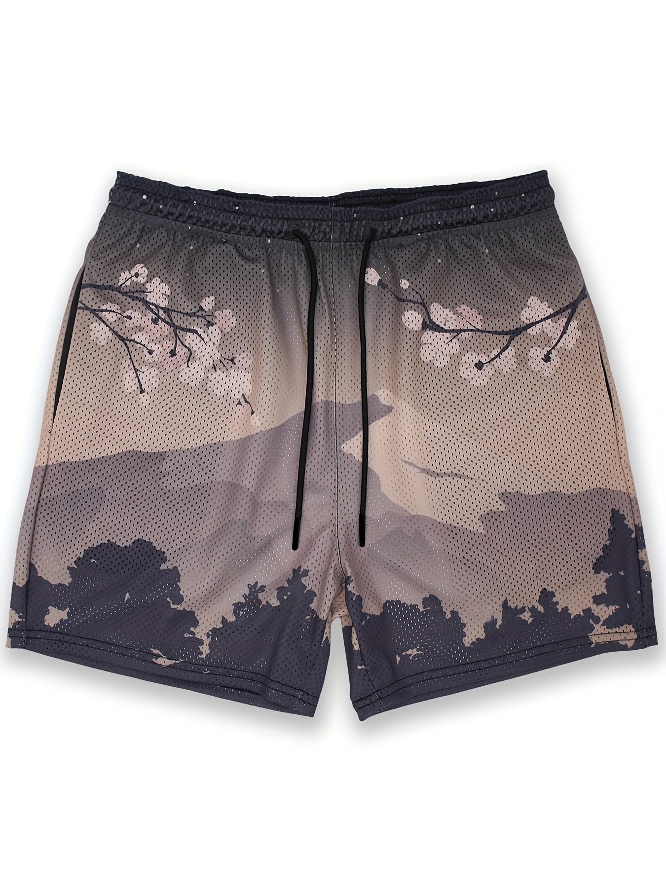 Men's Quick Dry Graphic Print Active Loose Shorts