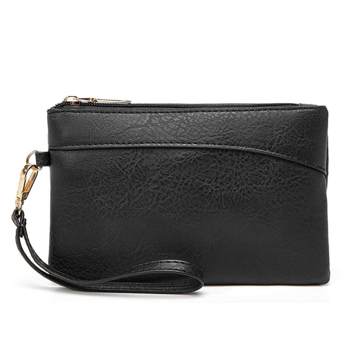 Women's Retro Faux Leather Wallet Clutch Bag