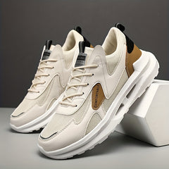 Men's Minimalist Faux Leather Sneakers Spring/Summer