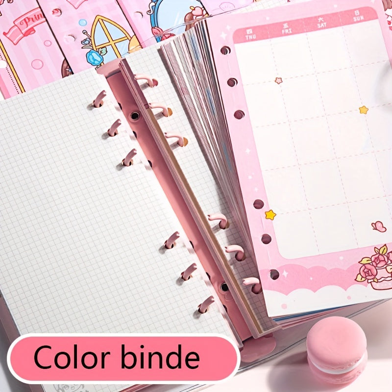 Girls Loose-Leaf Page Journal Diary Book for Students