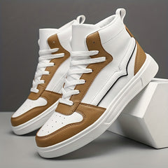 Men's High Top Skate Shoes Wear resistant Non Slip Casual Shoes