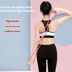 8 Shaped Yoga Resistance Rope for Fitness Stretching