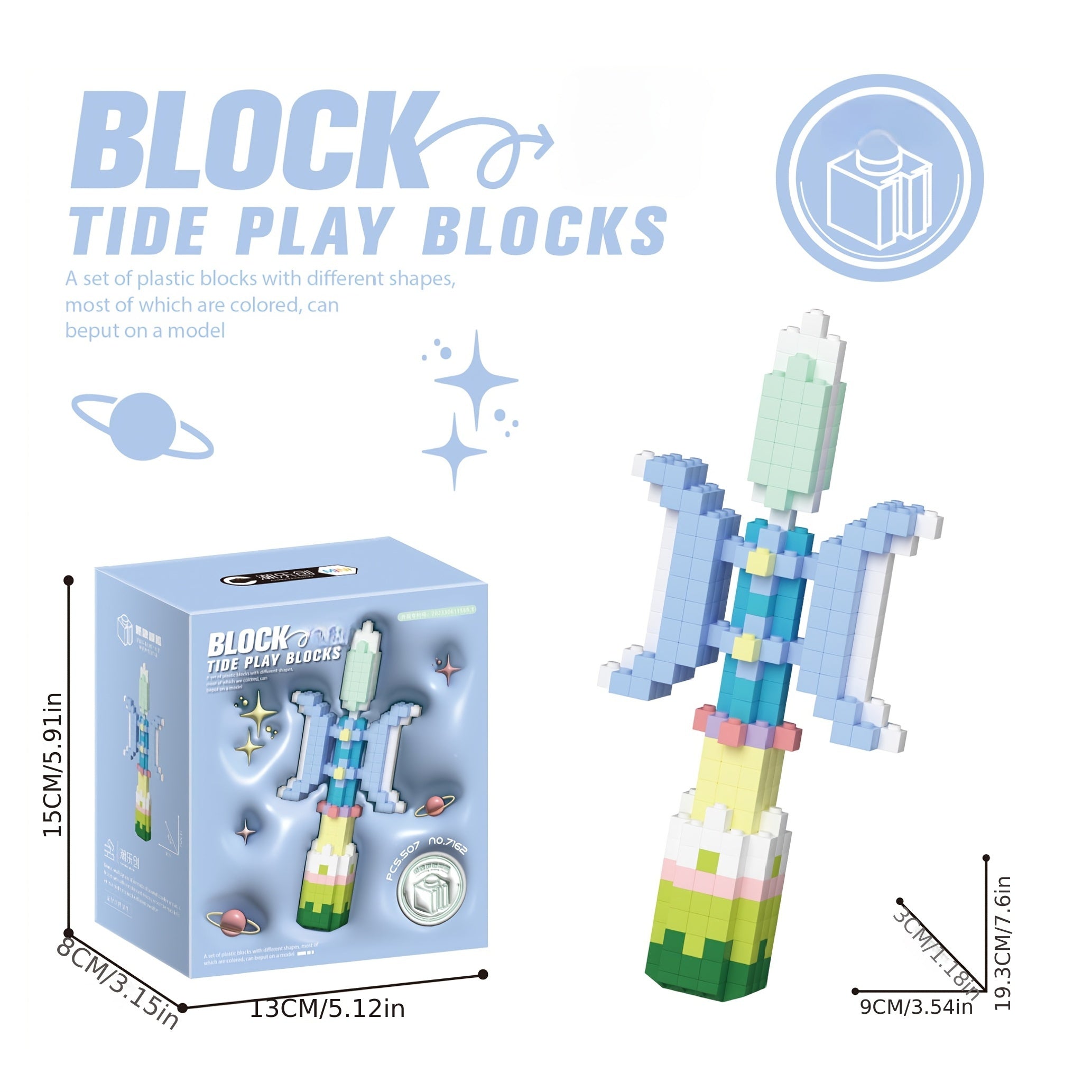 DIY Mini Weapon Building Block Set Toy Model Kit