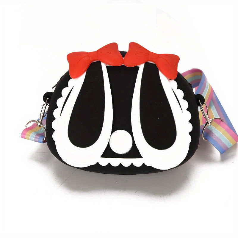Rabbit Shape Silicone Crossbody Bag for Girls