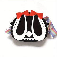 Rabbit Shape Silicone Crossbody Bag for Girls