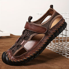 Men's Stitch Non Slip Sandals Comfy Beach Shoes Summer