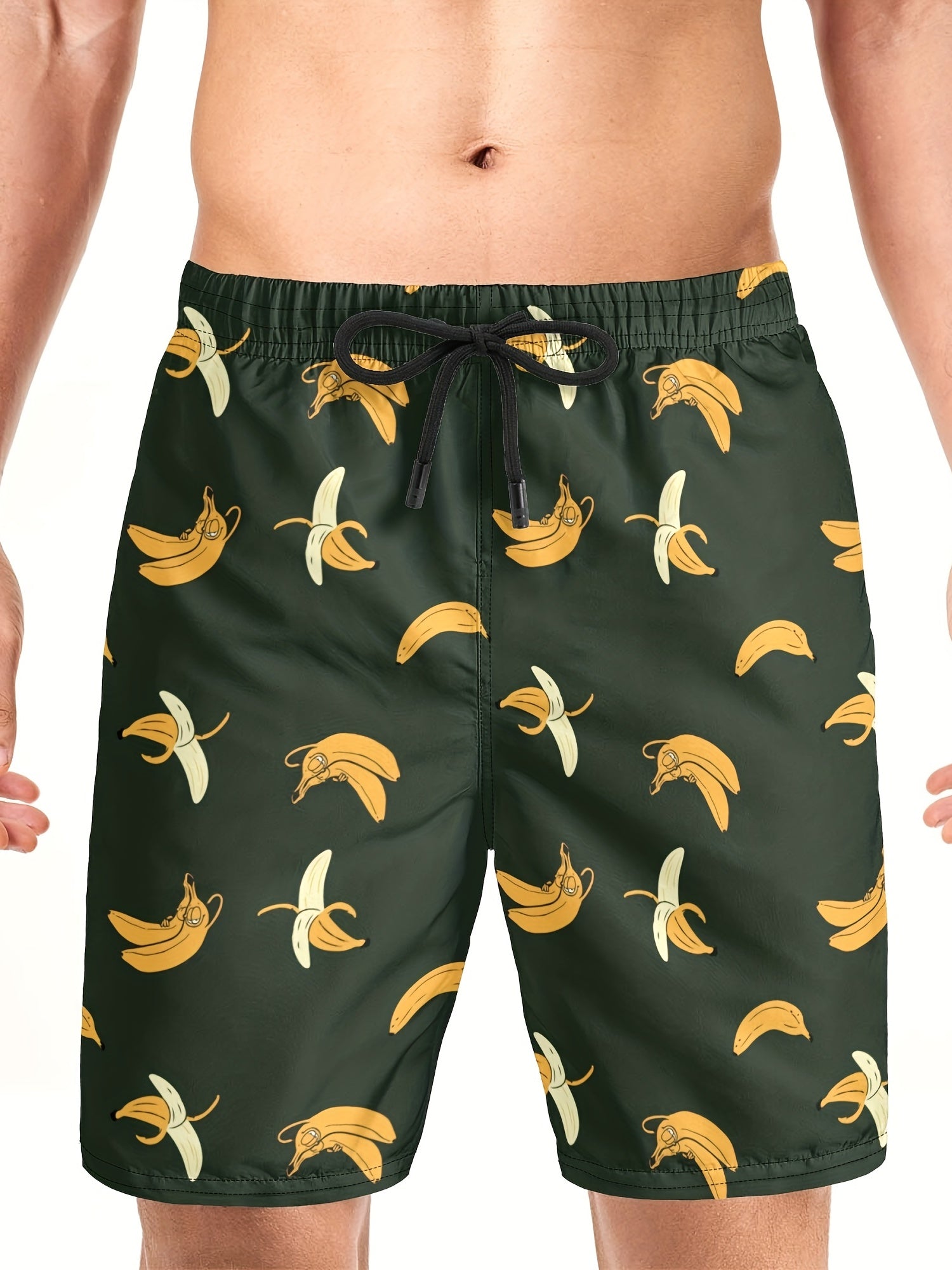 Bananas Drawstring Swim Trunk Men's Board Shorts