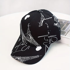 Eiffel Tower Baseball Cap Unisex Sun Hat Lightweight Golf Dad Hat