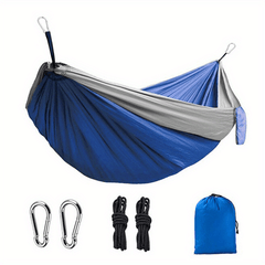Portable Hammock With Tree Straps Lightweight Nylon Parachute Hammock