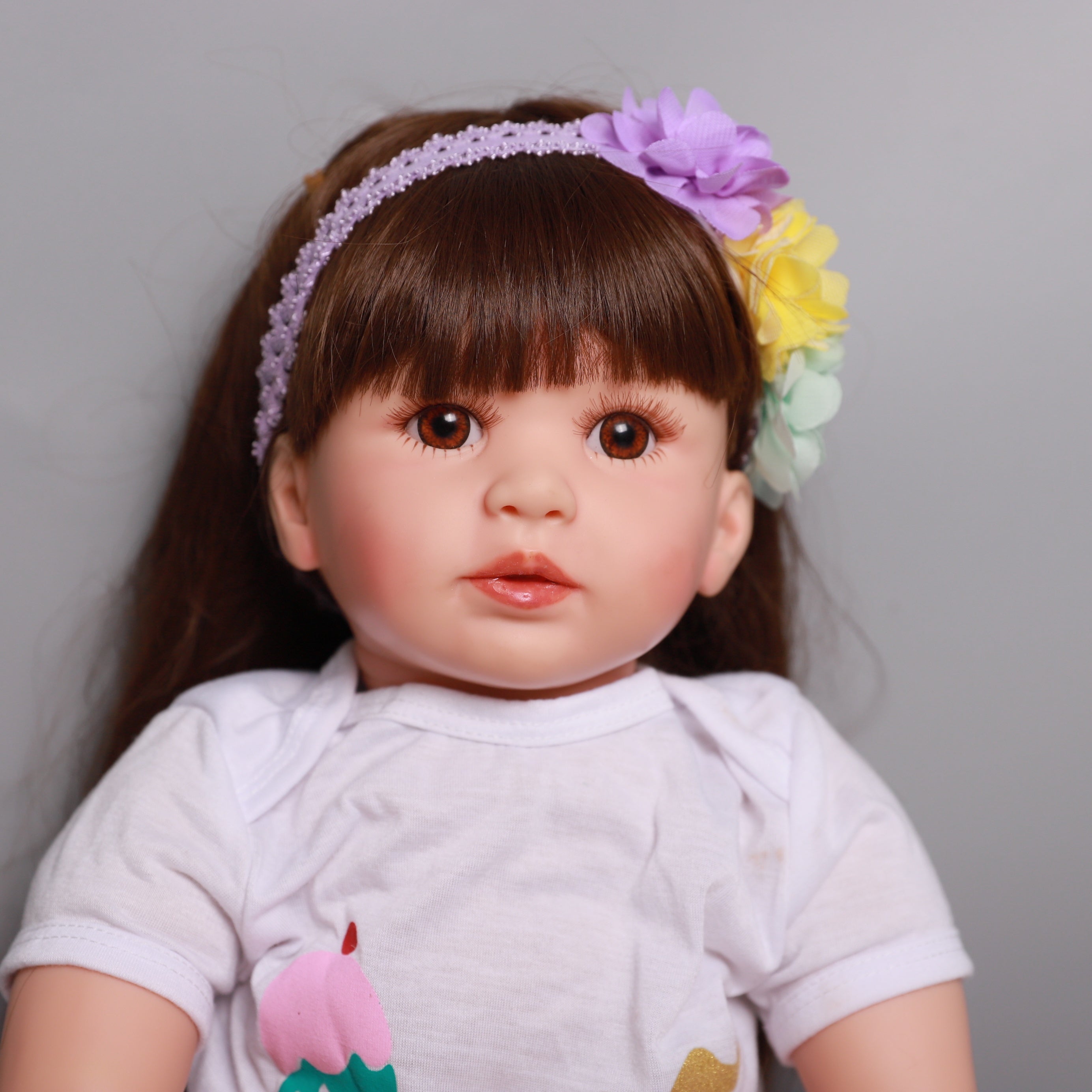22 Inch 55 Cm Reborn Doll Lifelike Silicone Vinyl Dolls Girl Toy