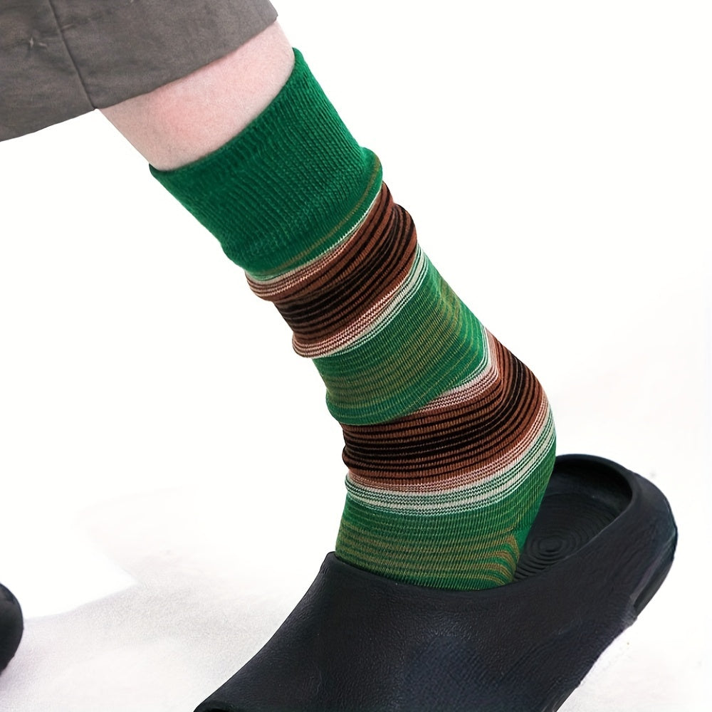Stylish Striped Socks Breathable Comfortable Sports Socks