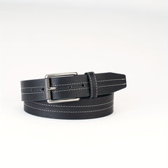 Men's Pin Buckle Belt PU Leather Waist Strap