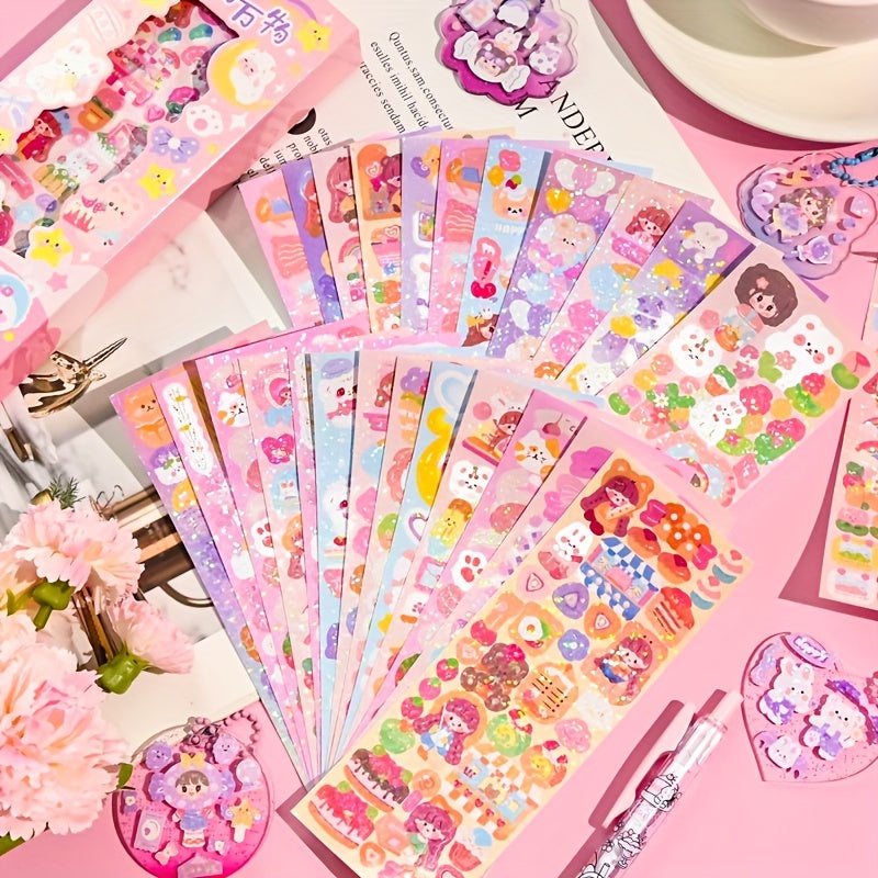 Guka Large Sticker Set Girl Toy Plate Cartoon Fire Pai
